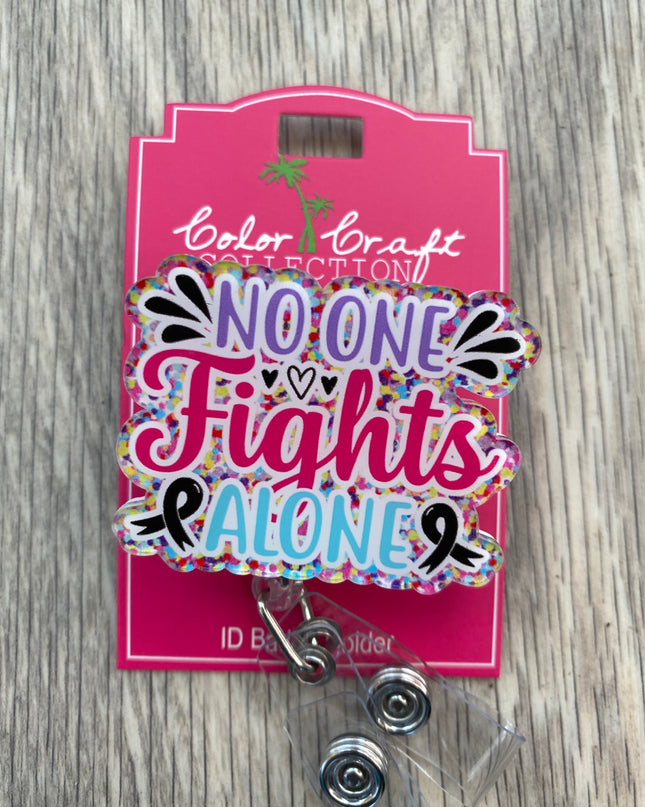 NO One Fights Alone Badge reel-Outside the Box