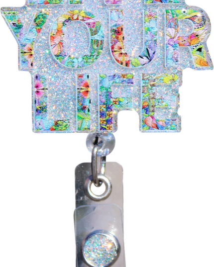 Acrylic badge reels by Outside the Box