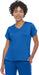 MedicChic Action Royal blue top 2 side pocket V-neck women's top with hemmed line Sonay Uniforms