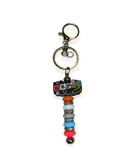 Nurse beaded Charm keychain by Bands by Beauties