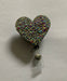 Bling Treasures Bling Heart shaped Crystal badge holder Beyond Medwear Apparel