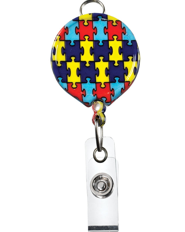 AUTISM RETRACTABLE BADGE HOLDER