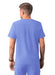 ADAR Addition Men's Ceil Blue Modern V- Neck Scrub Top