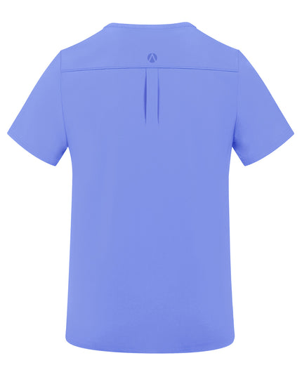 ADAR Addition Men's Ceil Blue Modern V- Neck Scrub Top Beyond Medwear Apparel