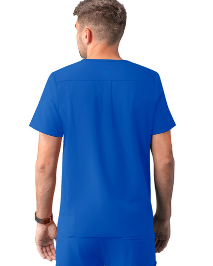 ADAR Men's Modern V-Neck Scrub Top