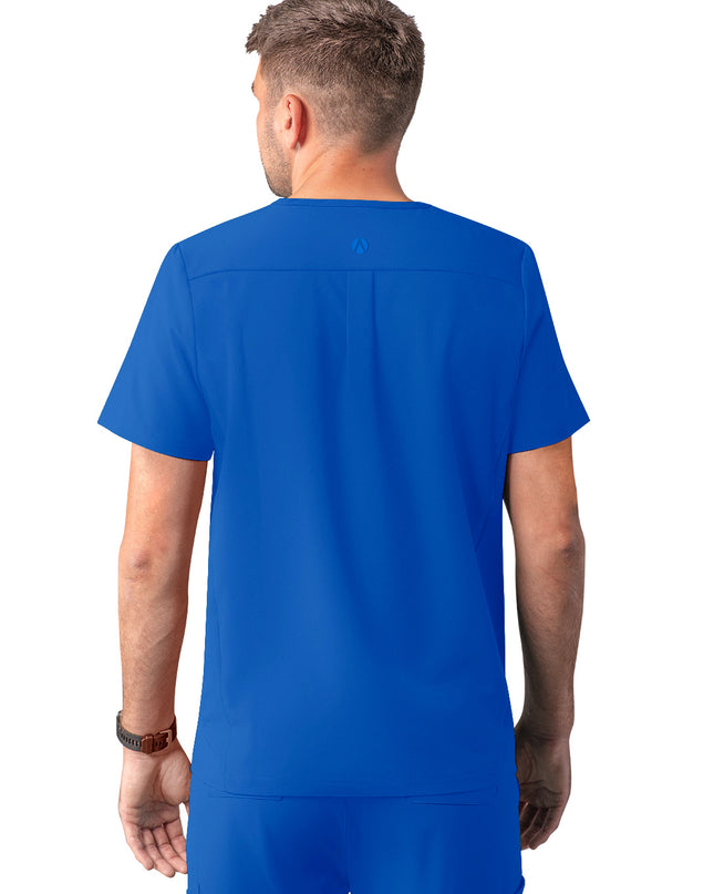 ADAR Men's Modern V-Neck Scrub Top