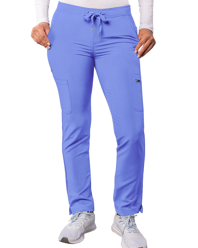 ADAR Addition Women's Ceil Blue Skinny Leg Cargo Drawstring Pant