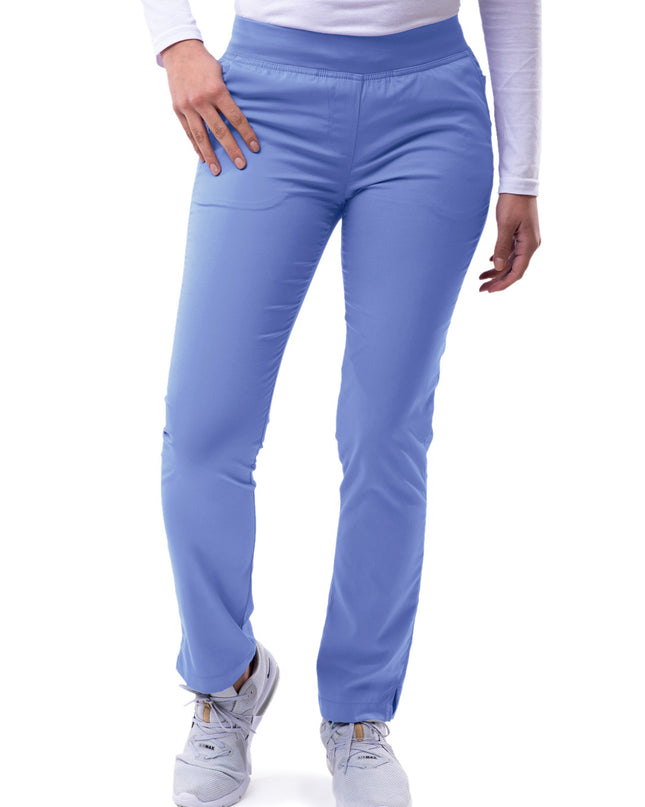 ADAR Pro Women's Tall Ceil Blue Skinny Leg Yoga Pant Beyond Medwear Apparel
