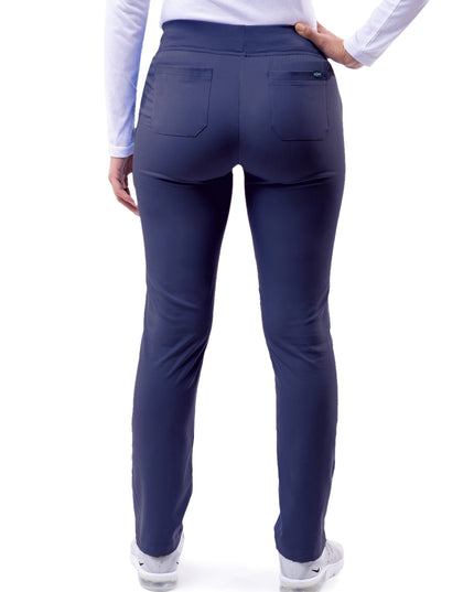ADAR Pro Women's Navy Blue Skinny Leg Yoga Pant Beyond Medwear Apparel