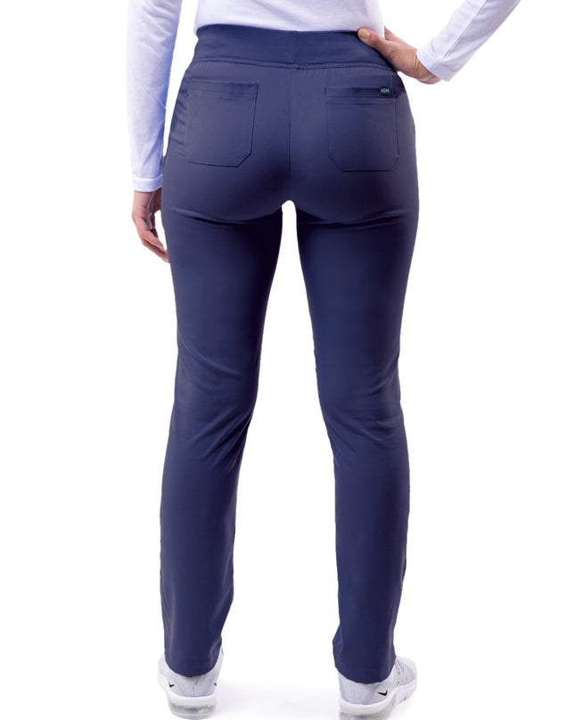 ADAR Pro Women's Navy Blue Skinny Leg Yoga Pant Beyond Medwear Apparel