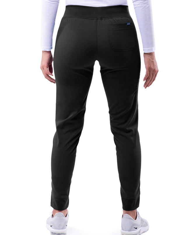 ADAR Pro Women's Stylish Jogger Black Scrub Pants Beyond Medwear Apparel