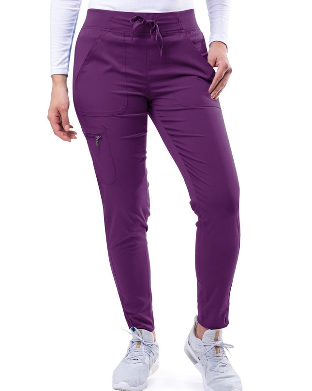 ADAR Women's Stylish Jogger Scrub Pants