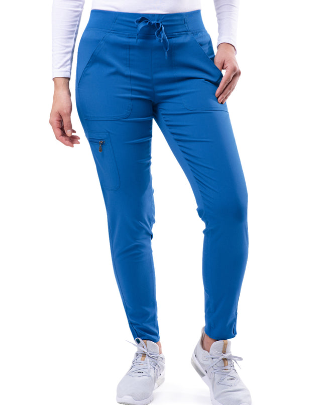 ADAR Pro Women's Stylish Jogger Royal Blue Scrub Pants Beyond Medwear Apparel