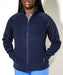 ADAR Pro Women's Navy Blue Performance Full Zippered Fleece Jacket Beyond Medwear Apparel 