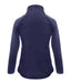 ADAR Pro Women's Navy Blue Performance Full Zippered Fleece Jacket back view  Beyond Medwear Apparel