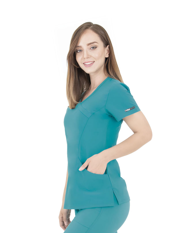Mock Wrap Top